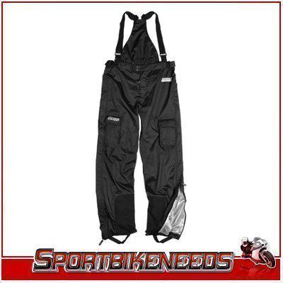 Icon pdx waterproof bibs over pants black xlarge xl