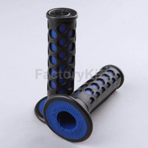 Gau universal motorcycle handlebar hand grips black/blue