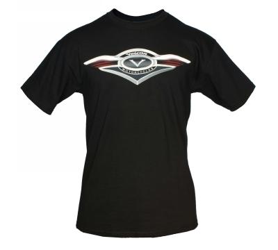 New kawasaki vulcan crest t-shirt men's size medium blk  k5092520bkmd