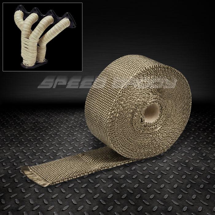 Buy EXHAUST HEADER TURBO MANIFOLD DOWNPIPE HEATSHIELD WRAP 2"X 1/16 X