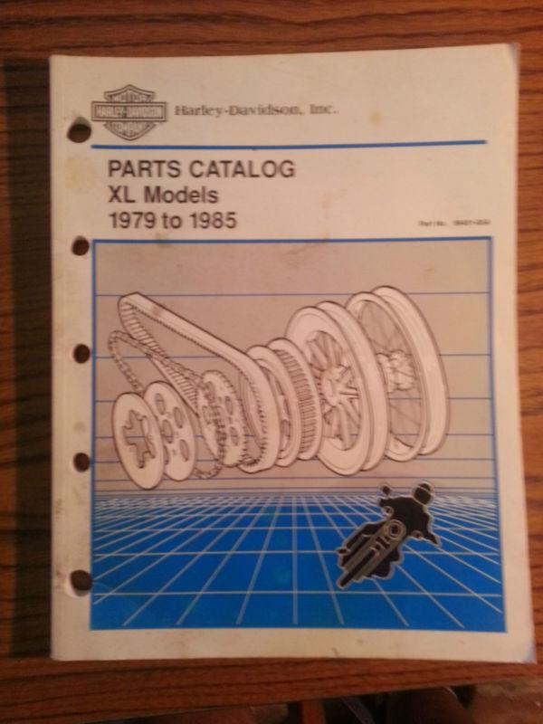 Harley-davidson 1979 to 1985 xl sportster parts catalog manual #99451-85a