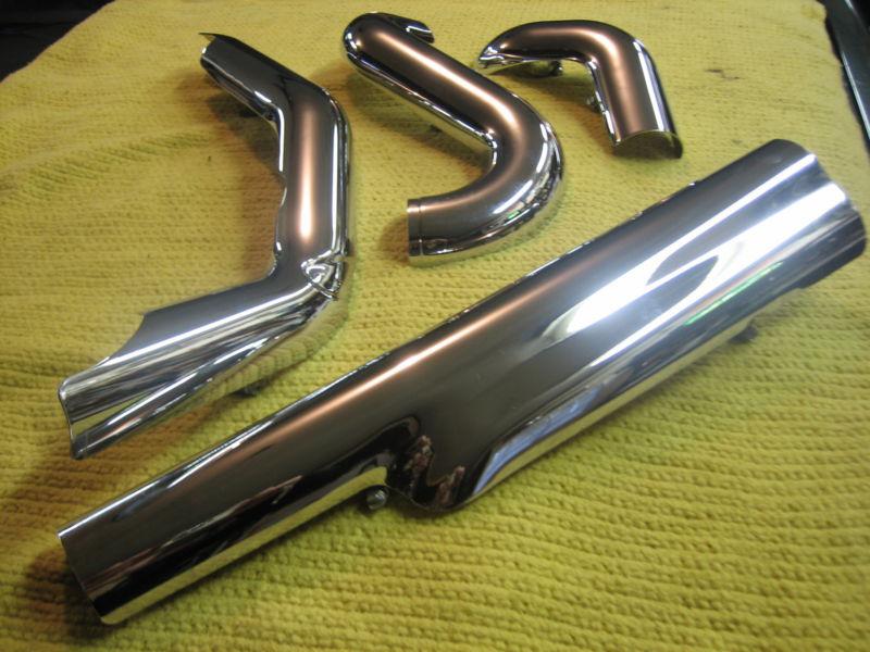 New Harley Header Pipe Heat Shields 2009 - 2014, US $69.00, image 2