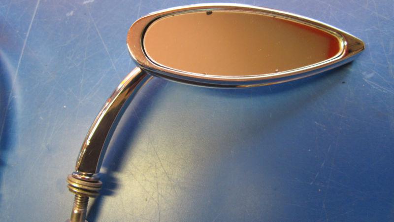 CHROME LEFT & RIGHT MINI MIRRORS HARLEY DAVIDSON & CUSTOM CHOPPER APPLICATIONS, US $14.99, image 3