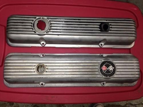 1969-77 corvette lt1 l82 camaro z28 aluminum valve covers cbc 464669 c1 464670