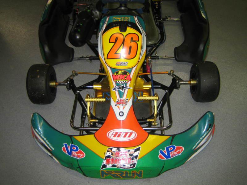Merlin mr30 go kart with source racing engine yamaha kt100  very nice stuff