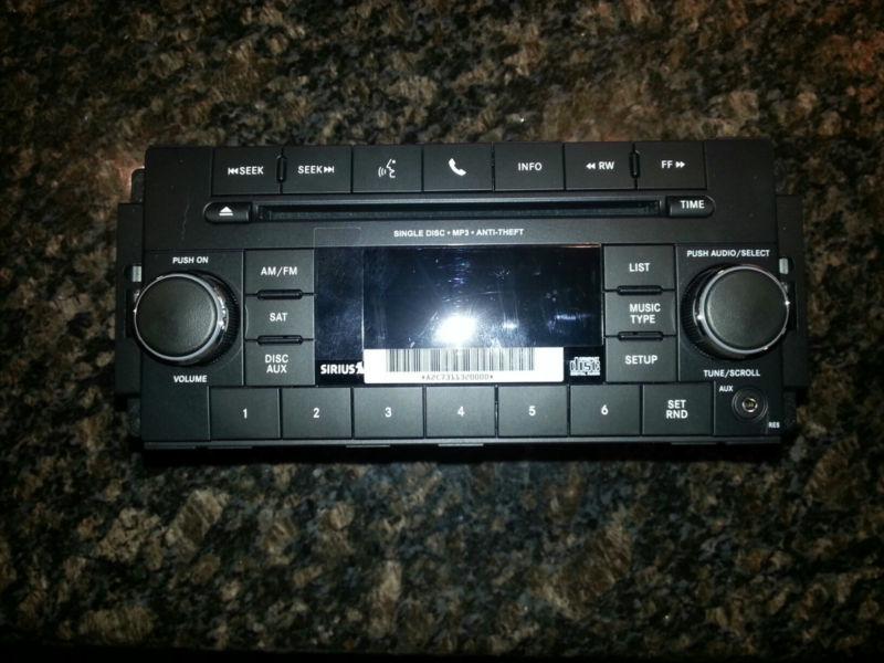 2010-2014 jeep cd radio with built in sirius still active