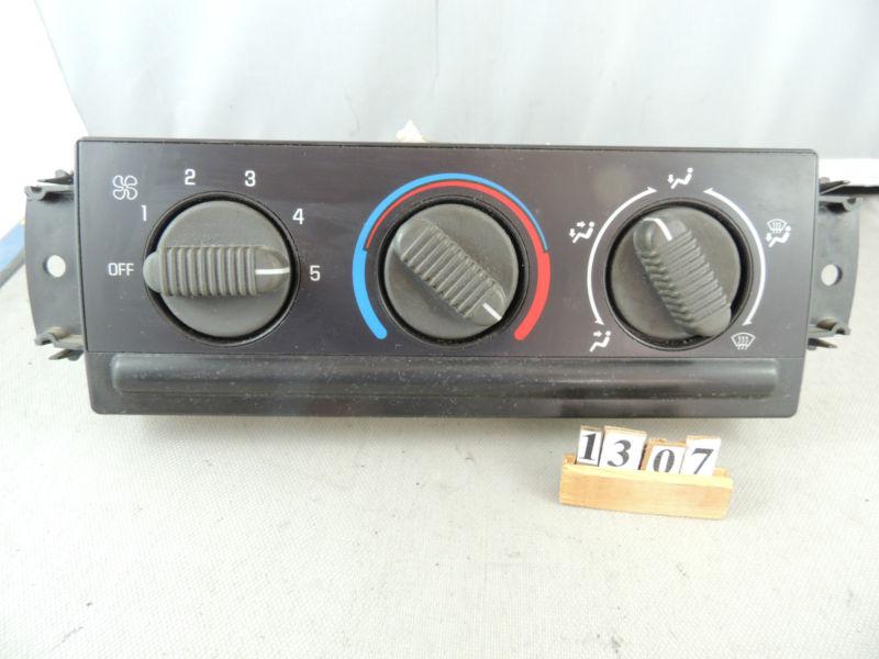 Sierra climate control silverado 99 00 01 02 heater tahoe yukon pickup #1307 a/c