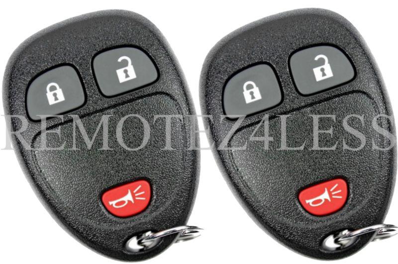 New pair gm chevy keyless entry remote key fob transmitter clicker wireless 