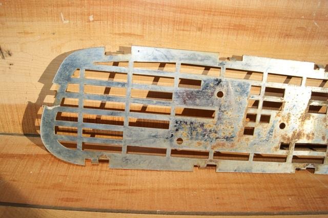 1955-1956 gmc truck hood emblem mount / backing plate