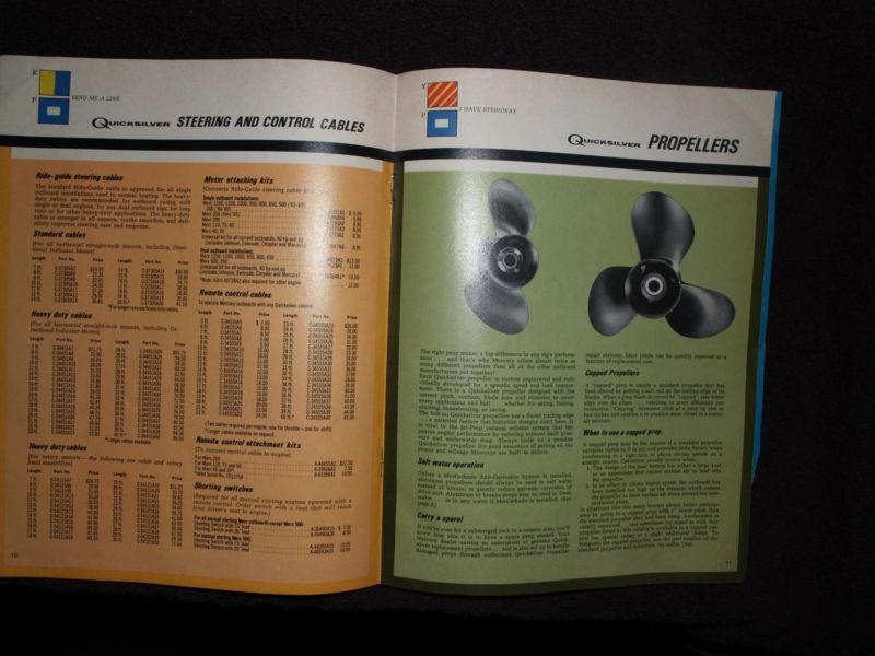 Buy Vintage Mercury Boating Parts Catalog, Advertisment And Marine