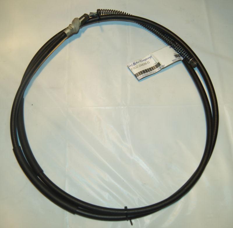 Nos genuine oem ford f5uz-2a635-g parking brake cable lh-23641
