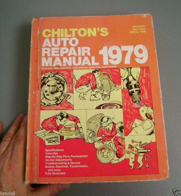 Chilton auto repair manual american cars 1972 1979 instruction tune up service