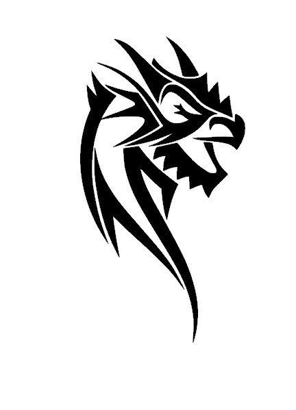Dragon vinyl car sticker, decal, window oracal 651 b9