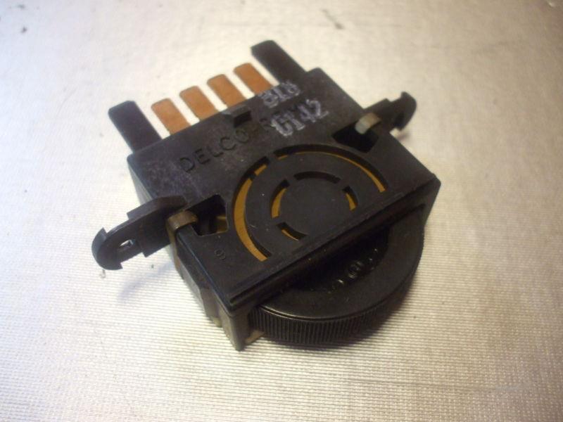 Oem 91- 96 buick century dash light dimmer switch control rheostat interior lamp