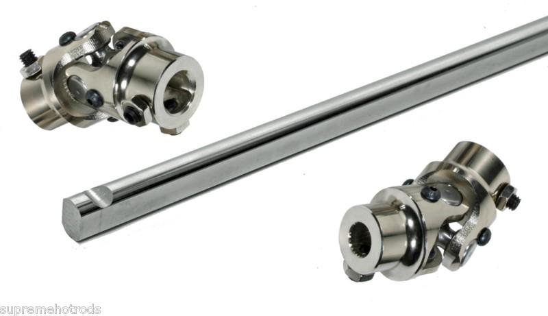 Vega box or corvair box to steering column linkage kit u joint 3/4" dd bar 32 40