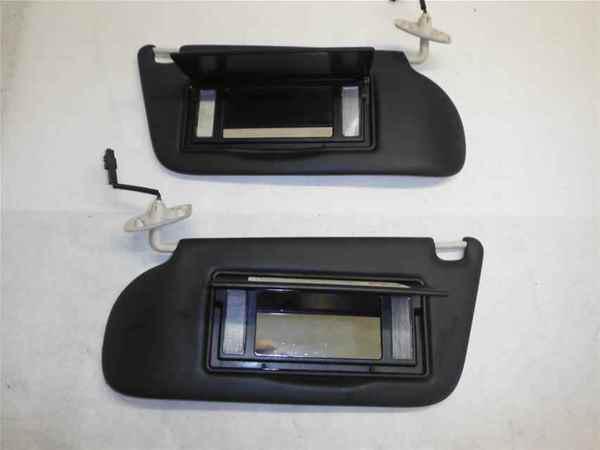 99 00 01 02 saab 9-3 oem pair of sun visors w/ lights
