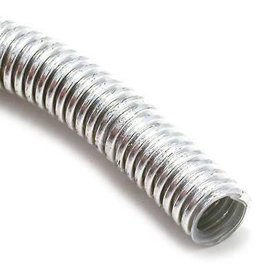 Spectre performance convoluted tubing 1/2" dia. 6 ft chrome 29768