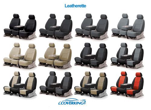 Coverking leatherette custom seat covers for 1999-2004 audi a6 sedan