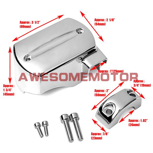 1x Brake Master Cylinder Cover For Yamaha V-Star 650 1998-2013 1300 2007-2013, US $15.29, image 2