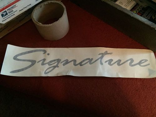 Chaparral &#034;signature&#034; boat decal