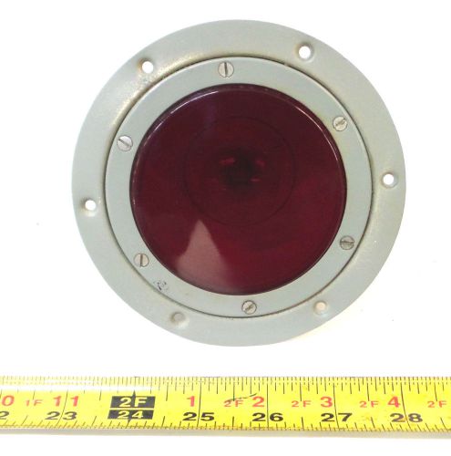 Vintage nos p/n an3096-5 airplane aircraft recognition light red 26v ea grimes?