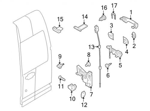 Ford oem door latch assembly bt1z6143288a image 7