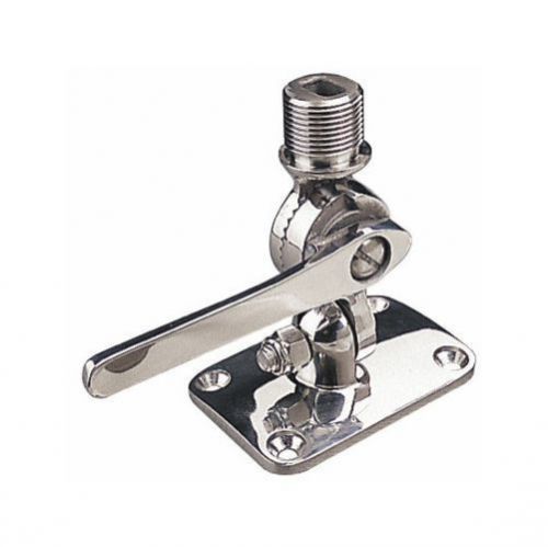 Sea-dog 316 stainless adjustable antenna mount base
