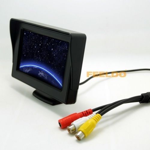 4.3&#034; stand-alone tft lcd digital monitor for reversing backup camera dvd #2799