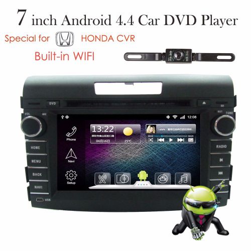7" android4.4 stereo radio car dvd player gps navigation for honda cvr 2012-2015