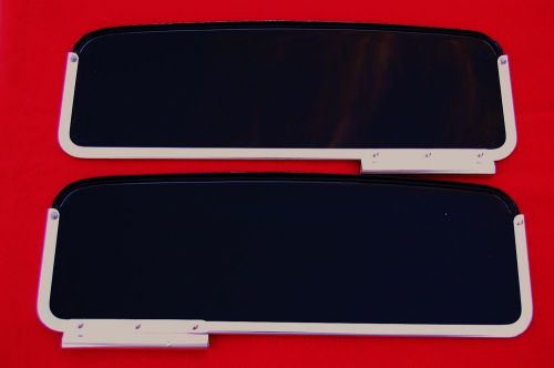 Vw brand new sun visor "smoke" plastic, for karmann ghia or bug 1945-1957