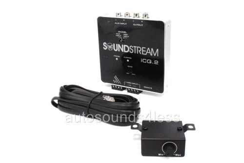 Soundstream icq.2 audio 2-channel oem integration line input high low converter
