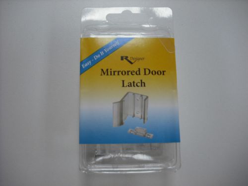 Rv - mirrored closet door latch - set of 2 - clear color matches any decor