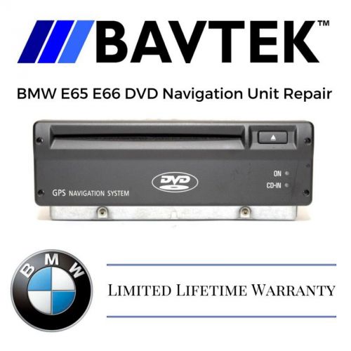 Bmw e65 e66 7 series 745i 750i 760i dvd navigation unit repair service 