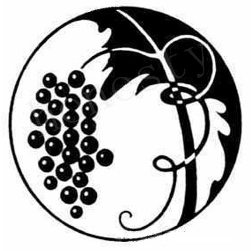 Grape creative funny  stickers scratches vinyl  window auto laptop car stickers