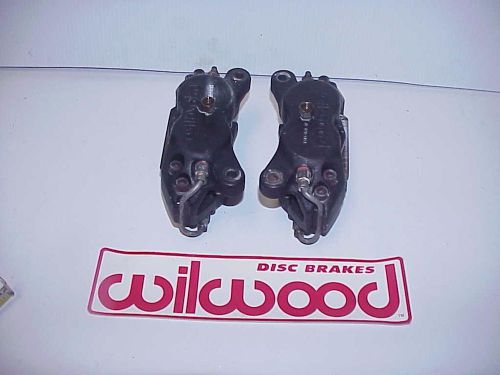 2 wilwood dynalite aluminum brake calipers lh &amp; rh 120-1051 late model r2