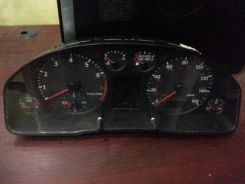 Audi audi a6 speedometer (cluster), w/immobilizer (opt sa9), mph 99