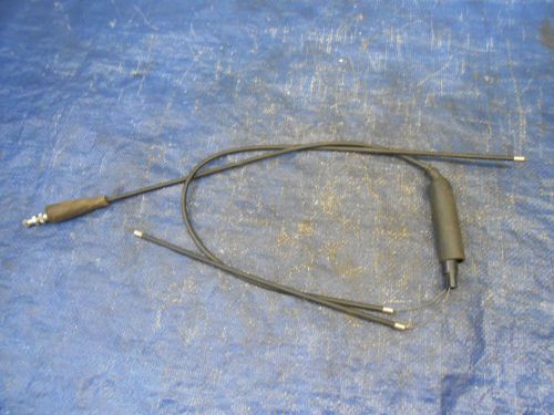 Twin carb throttle cable 4&#039; overall 2&#039; twin cable