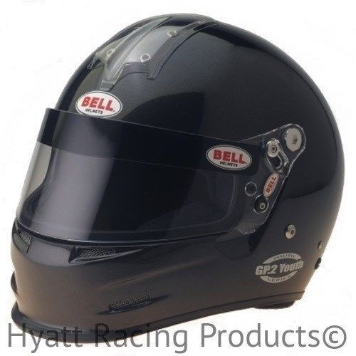 Bell gp.2 youth auto racing helmet sfi 24.1 - 3xs (53) / metallic black