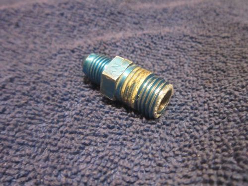 Nos -4 an x 1/4 npt cheater / pro solenoid nitrous filter fitting; nice