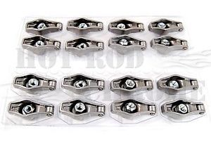 Sbf roller tips stainless steel 1.6 ratio 3/8&#034; stud small block ford