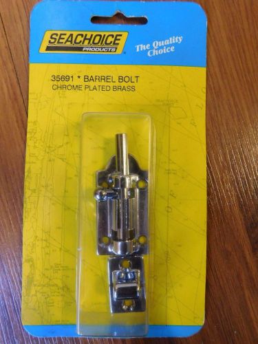 Seachoice chrome barrel bolt lock