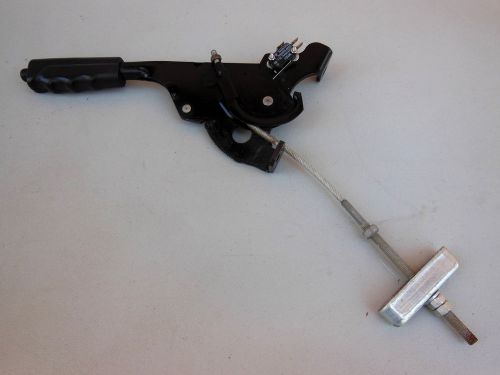 Gem car part,one,emergency brake,bracket &amp; cable for 2 /4 seat,2005 &amp; up, used