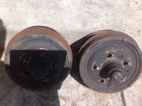 1956 ford f-100 backing plates hubs and drums with hardware rat rod hot rod!