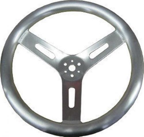 Aluminum steering wheel big pro grip 15&#034; imca dirt modified circle track inch