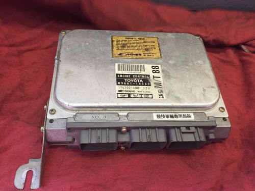 93 97 toyota supra 3.0l tt mine's 89661-14051 mt 6 speed ecu jdm 2jzgte turbo
