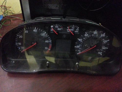 Volkswagen passat speedometer (cluster), mph, gasoline (160 mph), blue backlig