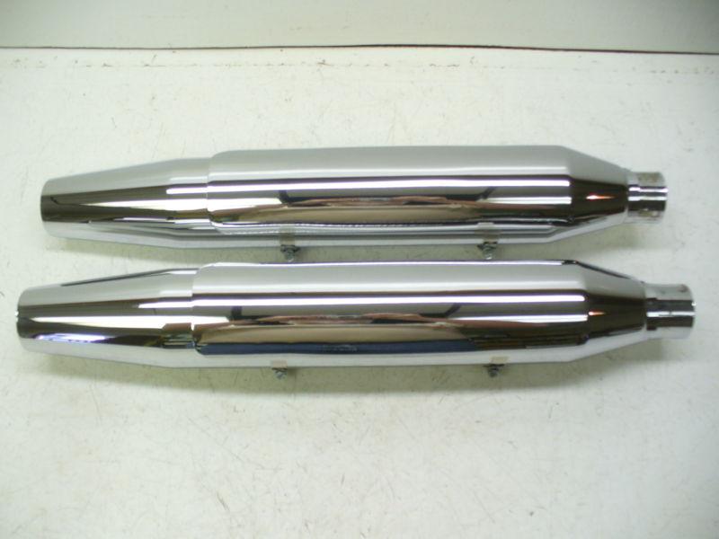 Buy Harley 08 FXSTC Tapered Stock Mufflers & Heat Shields. in Rittman
