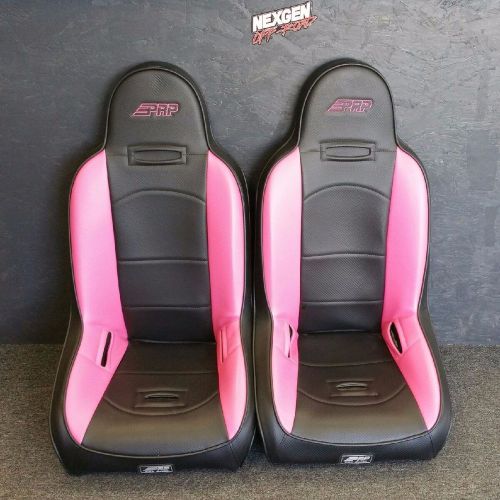 Prp utv front seats pair (2) pink polaris rzr 170