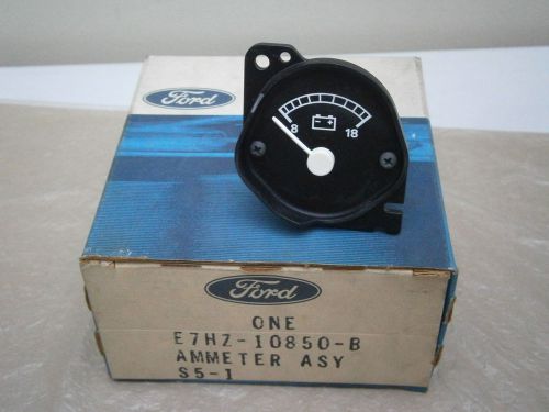 Ford part e7hz 10850 b ammetere assembly nos genuine free usa shipping