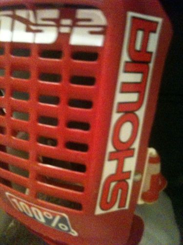 Jt racing vintage v1000 chest protector rare brite red !! new w/ arm pads honda